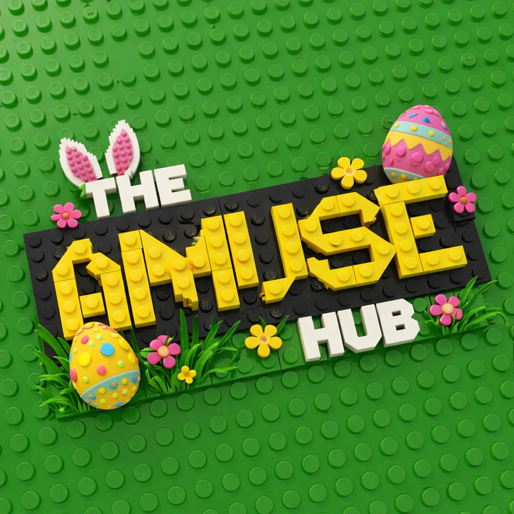 LEGO Easter logo for AMUSE Hub